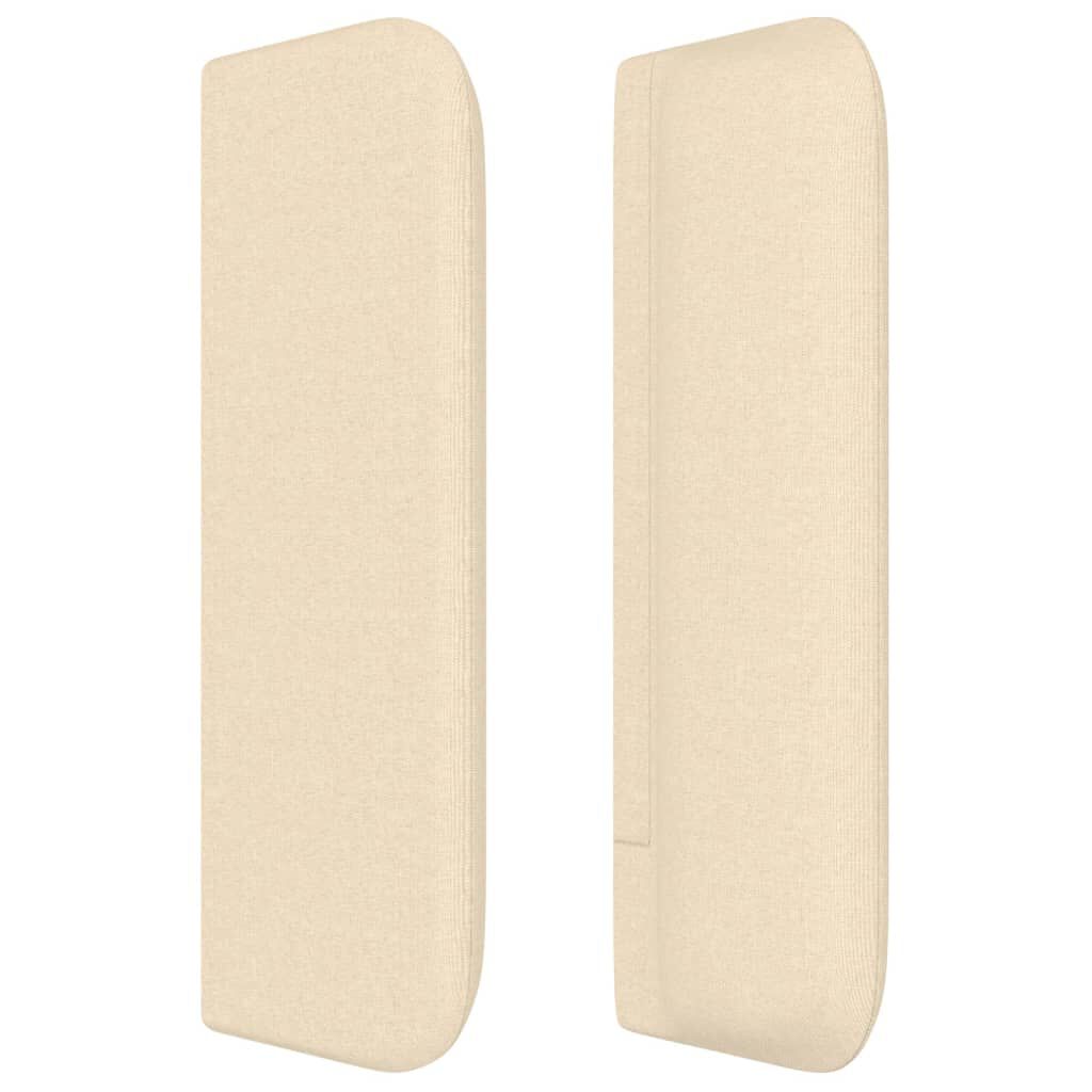vidaXL Κεφαλάρι με Πτερύγια Κρεμ 103x16x78/88 εκ. Υφασμάτινο