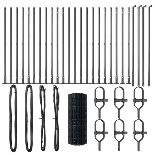 vidaXL &Tau;&epsilon;&nu;&tau;ώ&tau;&omicron; &mu;&epsilon; &sigma;&tau;ή&rho;&iota;&gamma;&mu;&alpha; &Gamma;&kappa;&rho;&iota; 0,6 x 50 &mu;. &Chi;ά&lambda;&upsilon;&beta;&alpha;&sigmaf; &kappa;&alpha;&iota; PVC