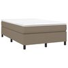 vidaXL Σκελετός Κρεβατιού Χωρίς Στρώμα Taupe 120x200 εκ. Υφασμάτινο