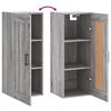 vidaXL Ντουλάπι Τοίχου Γκρι Sonoma 34,5 x 34 x 90 εκ. Επεξεργ. Ξύλο