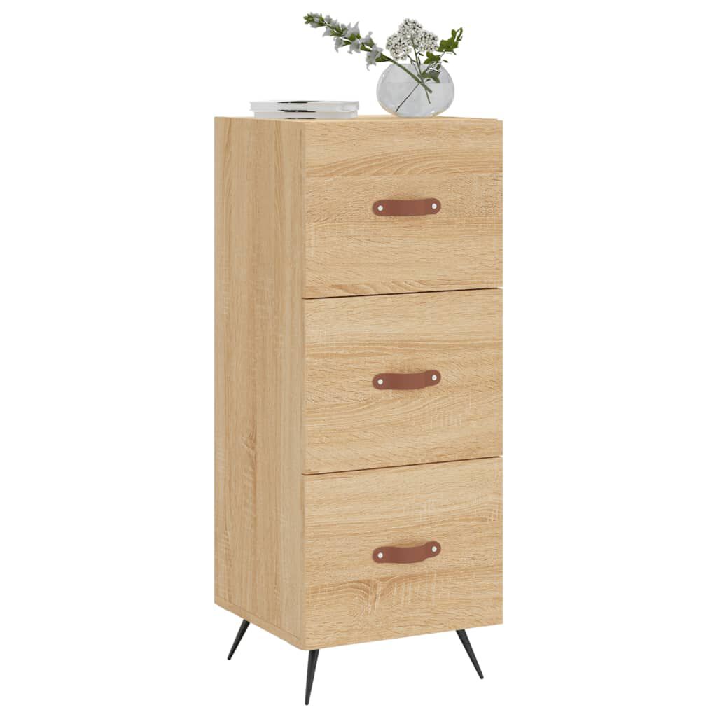 vidaXL Ντουλάπι Sonoma Δρυς 34,5x34x90 εκ. από Επεξεργασμένο Ξύλο
