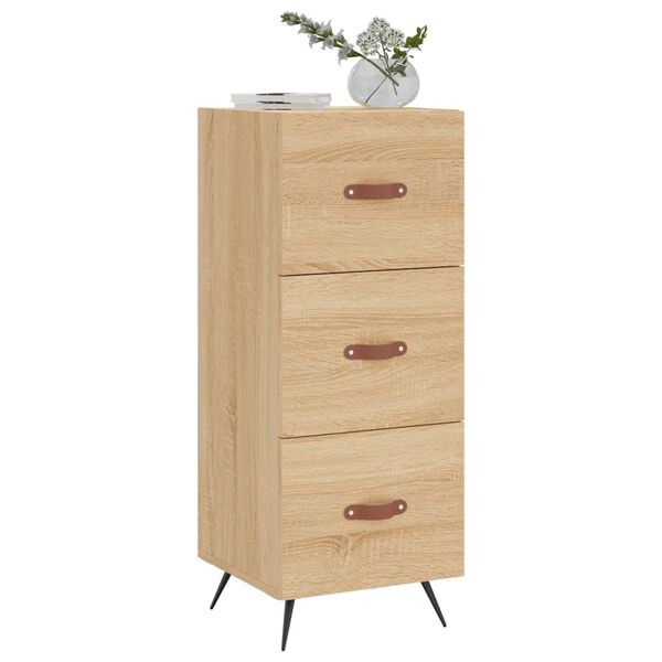 vidaXL Ντουλάπι Sonoma Δρυς 34,5x34x90 εκ. από Επεξεργασμένο Ξύλο