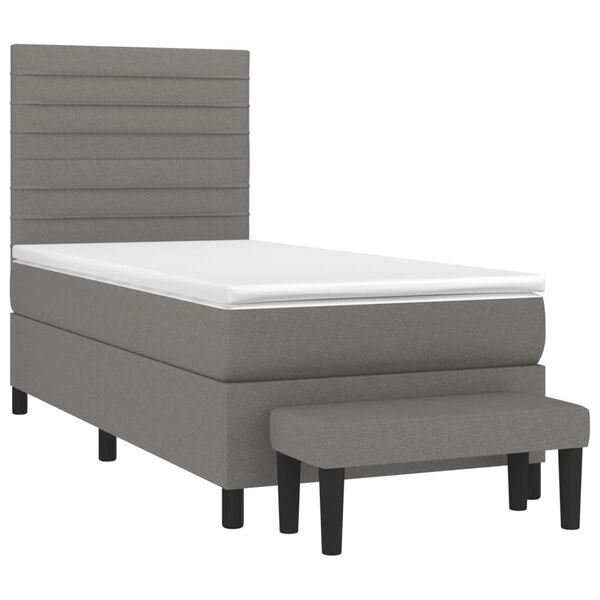 vidaXL &Kappa;&rho;&epsilon;&beta;ά&tau;&iota; Boxspring &mu;&epsilon; &Sigma;&tau;&rho;ώ&mu;&alpha; &Sigma;&kappa;&omicron;ύ&rho;&omicron; &Gamma;&kappa;&rho;&iota; 100x200 &epsilon;&kappa;. &Upsilon;&phi;&alpha;&sigma;&mu;ά&tau;&iota;&nu;&omicron;