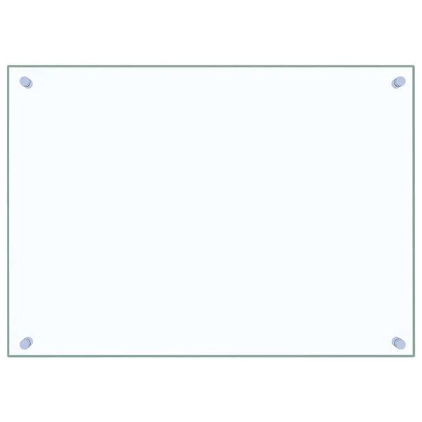 vidaXL Πλάτες Κουζίνας 2 τεμ. Διαφανής 70 x 50 εκ. από Ψημένο Γυαλί