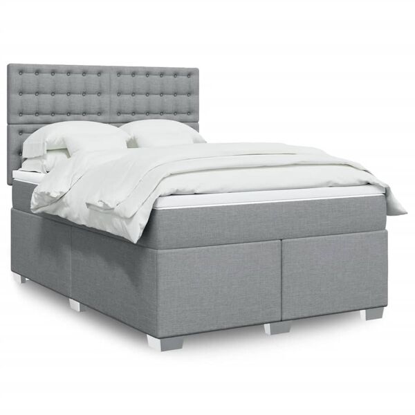 vidaXL &Kappa;&rho;&epsilon;&beta;ά&tau;&iota; Boxspring &mu;&epsilon; &Sigma;&tau;&rho;ώ&mu;&alpha; &Alpha;&nu;. &Pi;&rho;ά&sigma;&iota;&nu;&omicron; 160x200&epsilon;&kappa; &Upsilon;&phi;&alpha;&sigma;&mu;ά&tau;&iota;&nu;&omicron;