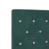 vidaXL Βελούδινο Κεφαλάρι Argyle Σκούρο Πράσινο 80 cm Βελούδο