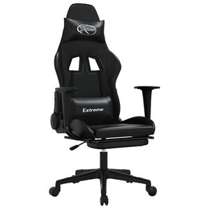 vidaXL &Kappa;&alpha;&rho;έ&kappa;&lambda;&alpha; Gaming &Mu;&alpha;&sigma;ά&zeta; &Upsilon;&pi;&omicron;&pi;ό&delta;&iota;&omicron; &Mu;&alpha;ύ&rho;&omicron; &alpha;&pi;ό &Sigma;&upsilon;&nu;&theta;&epsilon;&tau;&iota;&kappa;ό &Delta;έ&rho;&mu;&alpha;