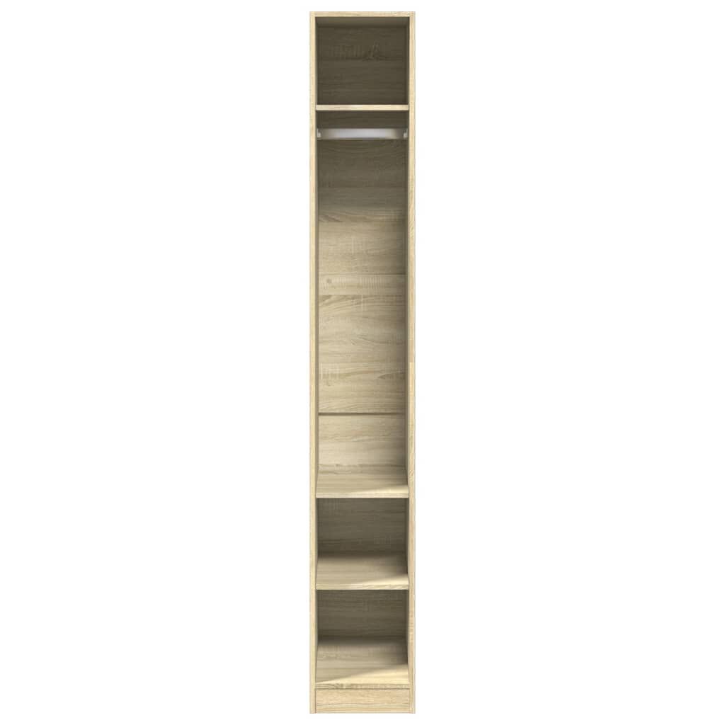 vidaXL Ντουλάπα Sonoma Δρυς 30x50x200 εκ. από Επεξεργασμένο Ξύλο