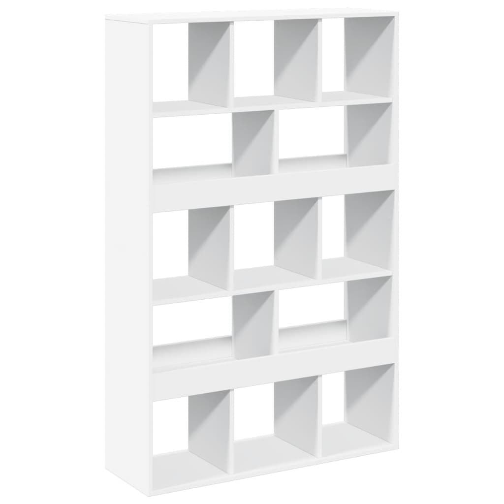 vidaXL Βιβλιοθήκη Λευκή 100x33x156,5 εκ. από Επεξεργασμένο Ξύλο