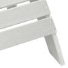 vidaXL Έπιπλα Χαλάρωσης Κήπου 3 pcs Λευκό 38 x 38 x 46cm Πλαστικό