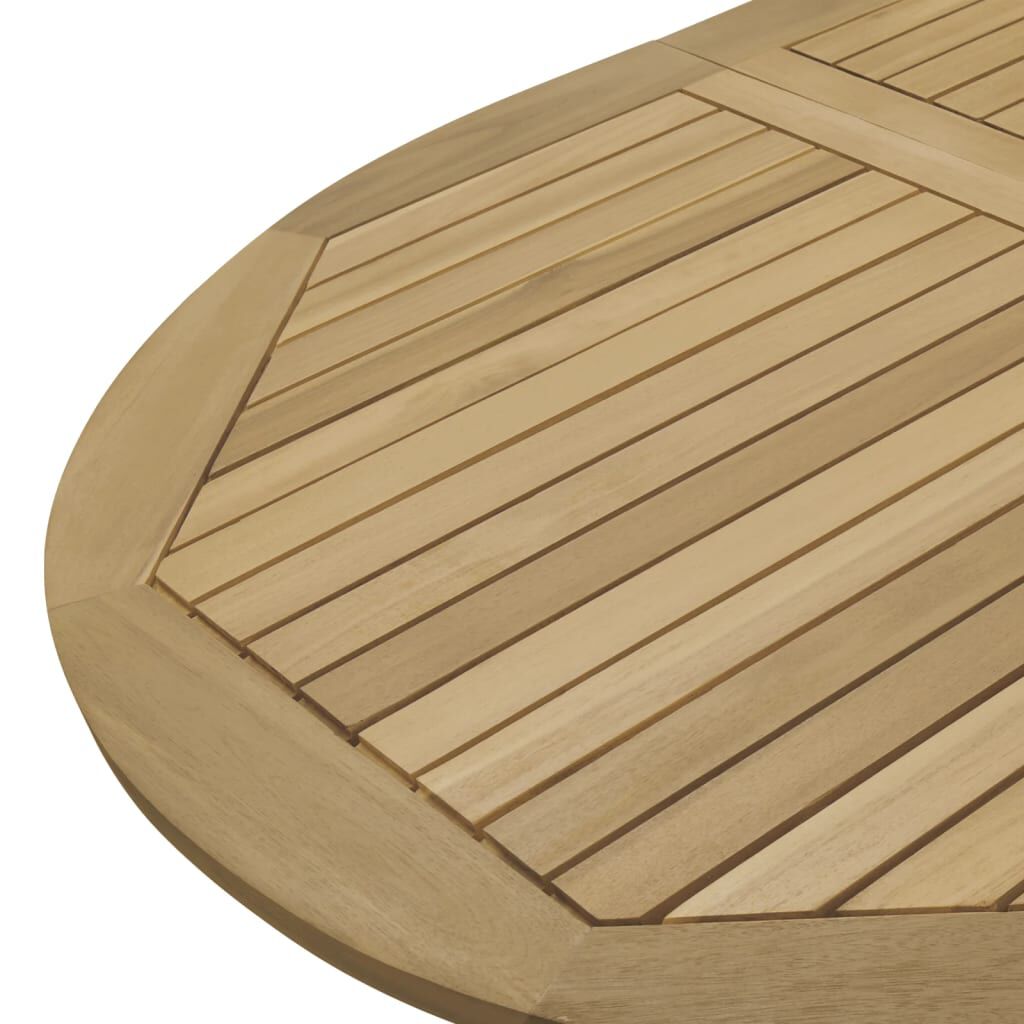 vidaXL Τραπέζι Κήπου Πτυσσόμενο 160x85x75 εκ. Μασίφ Ξύλο Ακακίας