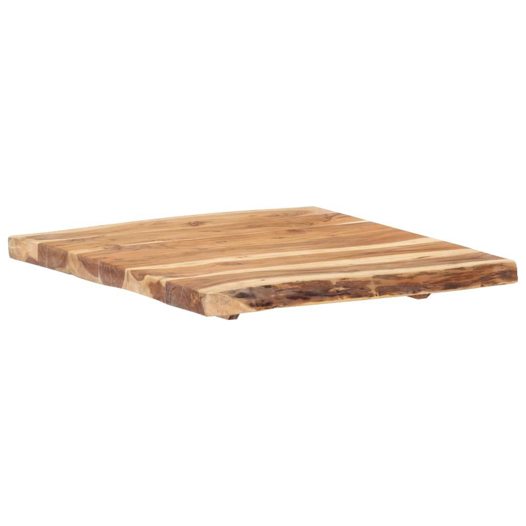 vidaXL Επιφάνεια Τραπεζιού 58 x (50-60) x 3,8 εκ. Μασίφ Ξύλο Ακακίας