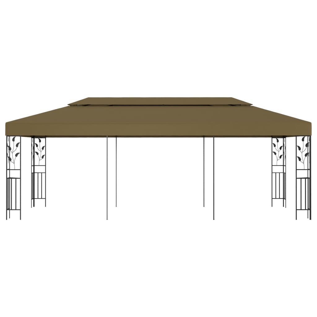 vidaXL Κιόσκι Taupe 6 x 3 μ. 180 γρ/μ²