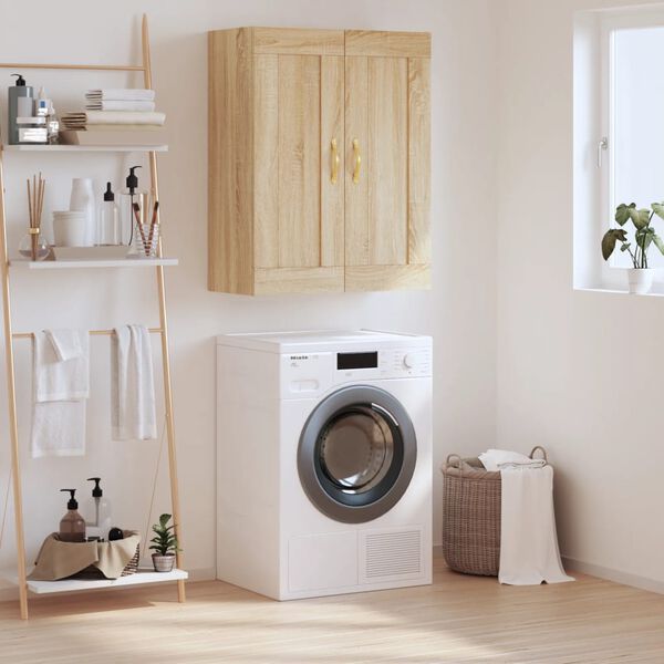 vidaXL Ντουλάπι Επιτοίχιο Sonoma Δρυς 69,5 x 34 x 90 εκ. Επεξεργ. Ξύλο