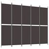 vidaXL &Delta;&iota;&alpha;&chi;&omega;&rho;&iota;&sigma;&tau;&iota;&kappa;ό &Delta;&omega;&mu;&alpha;&tau;ί&omicron;&upsilon; &mu;&epsilon; 5 &Pi;ά&nu;&epsilon;&lambda; &Kappa;&alpha;&phi;έ 250x200 &epsilon;&kappa;. &alpha;&pi;ό Ύ&phi;&alpha;&sigma;&mu;&alpha;