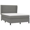 vidaXL &Kappa;&rho;&epsilon;&beta;ά&tau;&iota; Boxspring &mu;&epsilon; &Sigma;&tau;&rho;ώ&mu;&alpha; &Sigma;&kappa;&omicron;ύ&rho;&omicron; &Gamma;&kappa;&rho;&iota; 140x190 &epsilon;&kappa;. &Upsilon;&phi;&alpha;&sigma;&mu;ά&tau;&iota;&nu;&omicron;