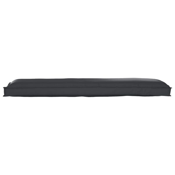 vidaXL Σετ Μαξιλαριών Πάγου 2 pcs Μαύρο 150 x 40 x 8 εκ. ύφασμα