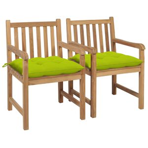 vidaXL &Kappa;&alpha;&rho;έ&kappa;&lambda;&epsilon;&sigmaf; &Kappa;ή&pi;&omicron;&upsilon; 2 &tau;&epsilon;&mu;. &alpha;&pi;ό &Xi;ύ&lambda;&omicron; Teak &mu;&epsilon; &Phi;&omega;&tau;. &Pi;&rho;ά&sigma;&iota;&nu;&alpha; &Mu;&alpha;&xi;&iota;&lambda;ά&rho;&iota;&alpha;
