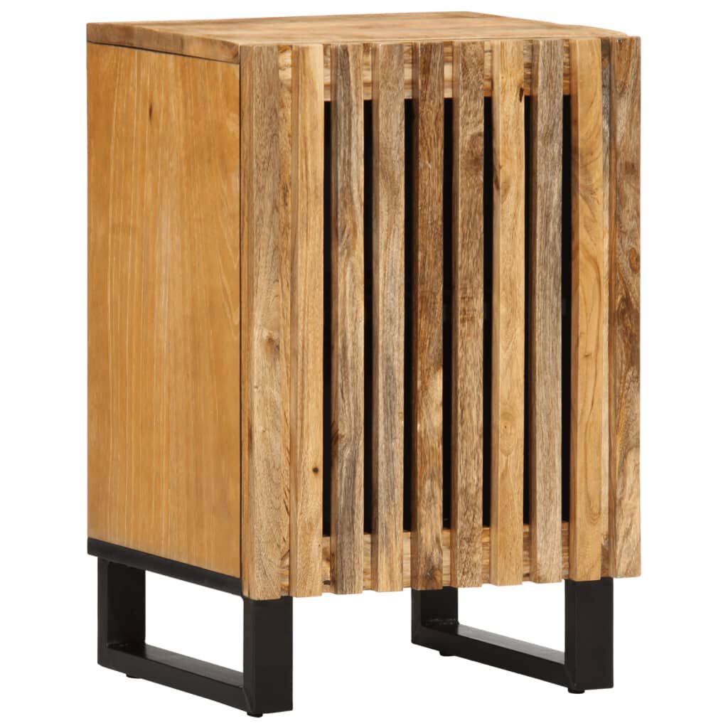 vidaXL Ντουλάπι Μπάνιου 38x34x58 εκ. Μασίφ Ακατ. Ξύλο Μάνγκο