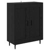 vidaXL Highboard 2 pcs &Mu;&alpha;ύ&rho;&eta; &Omicron;&xi;&upsilon;ά &Sigma;ύ&nu;&theta;&epsilon;&tau;&omicron; &Xi;ύ&lambda;&omicron; &kappa;&alpha;&iota; &Gamma;&upsilon;&alpha;&lambda;ί