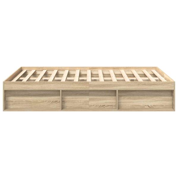 vidaXL Πλαίσιο Κρεβατιού Sonoma Δρυς 120x200 εκ.