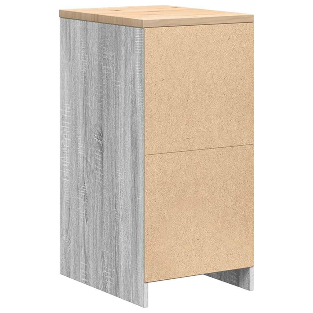 vidaXL ντουλάπι αποθήκευσης γκαράζ 40x51x85 εκ μασίφ ξύλο πεύκο