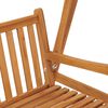 vidaXL Κούνια Κήπου 170 εκ. από Μασίφ Ξύλο Teak