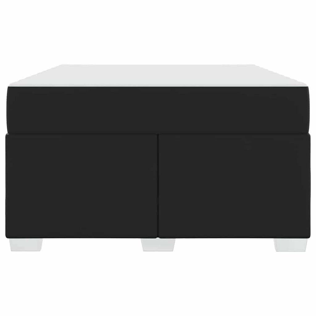 vidaXL Σκελετός Κρεβατιού Μαύρο 120 x 200 cm Τεχνητό δέρμα