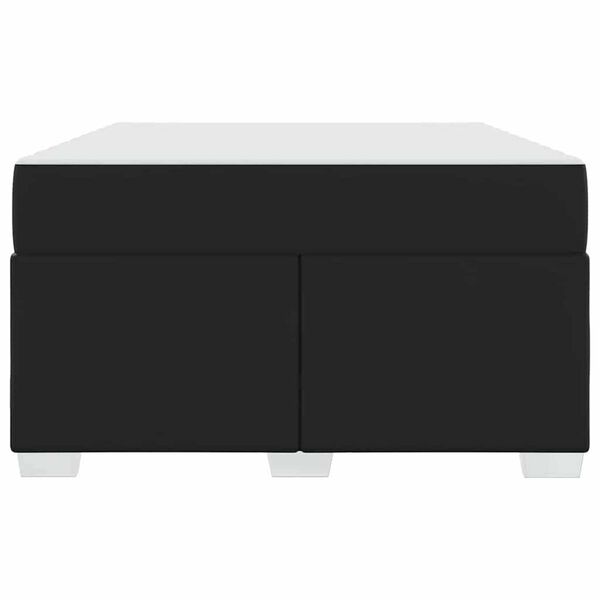 vidaXL Σκελετός Κρεβατιού Μαύρο 120 x 200 cm Τεχνητό δέρμα
