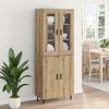 vidaXL Highboard 2 pcs Artisan Oak &Sigma;ύ&nu;&theta;&epsilon;&tau;&omicron; &Xi;ύ&lambda;&omicron; &kappa;&alpha;&iota; &Gamma;&upsilon;&alpha;&lambda;ί