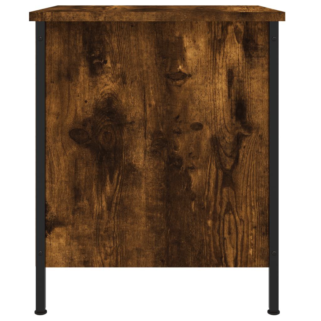 vidaXL Κομοδίνα 2 τεμ. Καπνιστή Δρυς 40x42x50 εκ. Επεξεργασμένο Ξύλο