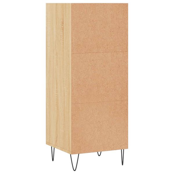vidaXL Ντουλάπι Sonoma Δρυς 34,5x32,5x90 εκ. από Επεξεργασμένο Ξύλο