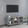 vidaXL Έπιπλο Τηλεόρασης Γκρι 103,5 x 30 x 50 εκ. με Μεταλλικά Πόδια Sonoma