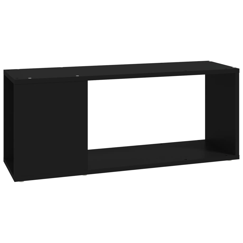 vidaXL Έπιπλο Τηλεόρασης Μαύρο 80 x 24 x 32 εκ. από Επεξ. Ξύλο