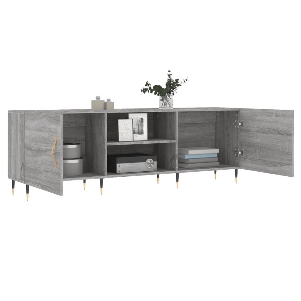 vidaXL Έπιπλο Τηλεόρασης Γκρι Sonoma 150x30x50 εκ. από Επεξεργ. Ξύλο
