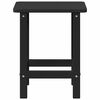 vidaXL Πλευρικό Τραπέζι Adirondack Μαύρο 38 x 38 x 46 εκ. HDPE