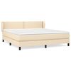 vidaXL &Kappa;&rho;&epsilon;&beta;ά&tau;&iota; Boxspring &mu;&epsilon; &Sigma;&tau;&rho;ώ&mu;&alpha; &Kappa;&rho;&epsilon;&mu; 180x200 &epsilon;&kappa;. &Upsilon;&phi;&alpha;&sigma;&mu;ά&tau;&iota;&nu;&omicron;