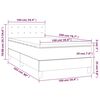 vidaXL &Kappa;&rho;&epsilon;&beta;ά&tau;&iota; Boxspring &mu;&epsilon; &Sigma;&tau;&rho;ώ&mu;&alpha; &Sigma;&kappa;&omicron;ύ&rho;&omicron; &Mu;&pi;&lambda;&epsilon; 100x200 &epsilon;&kappa;. &Beta;&epsilon;&lambda;&omicron;ύ&delta;&iota;&nu;&omicron;