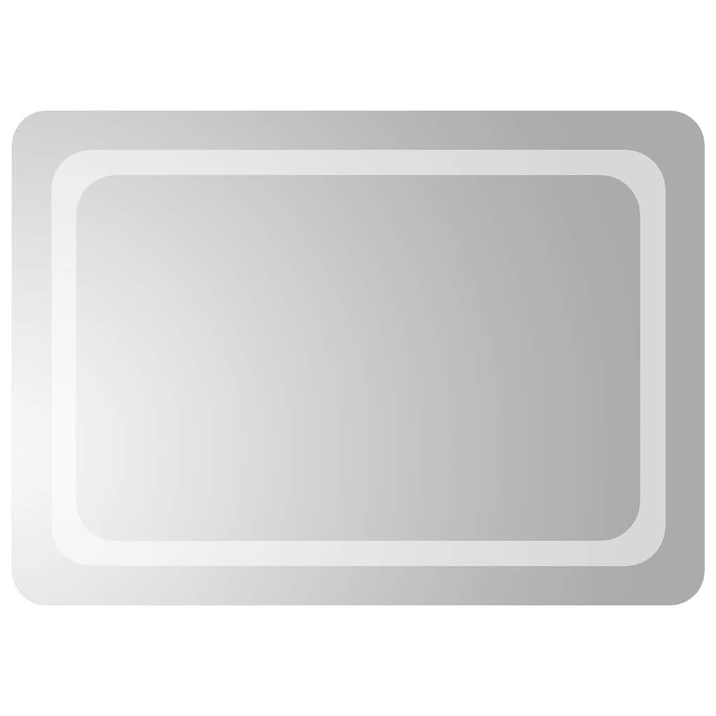 vidaXL Καθρέφτης Μπάνιου με LED 70x50 εκ.