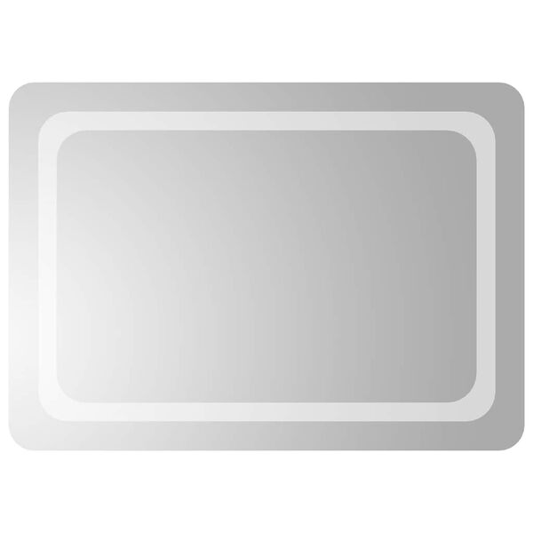vidaXL Καθρέφτης Μπάνιου με LED 70x50 εκ.