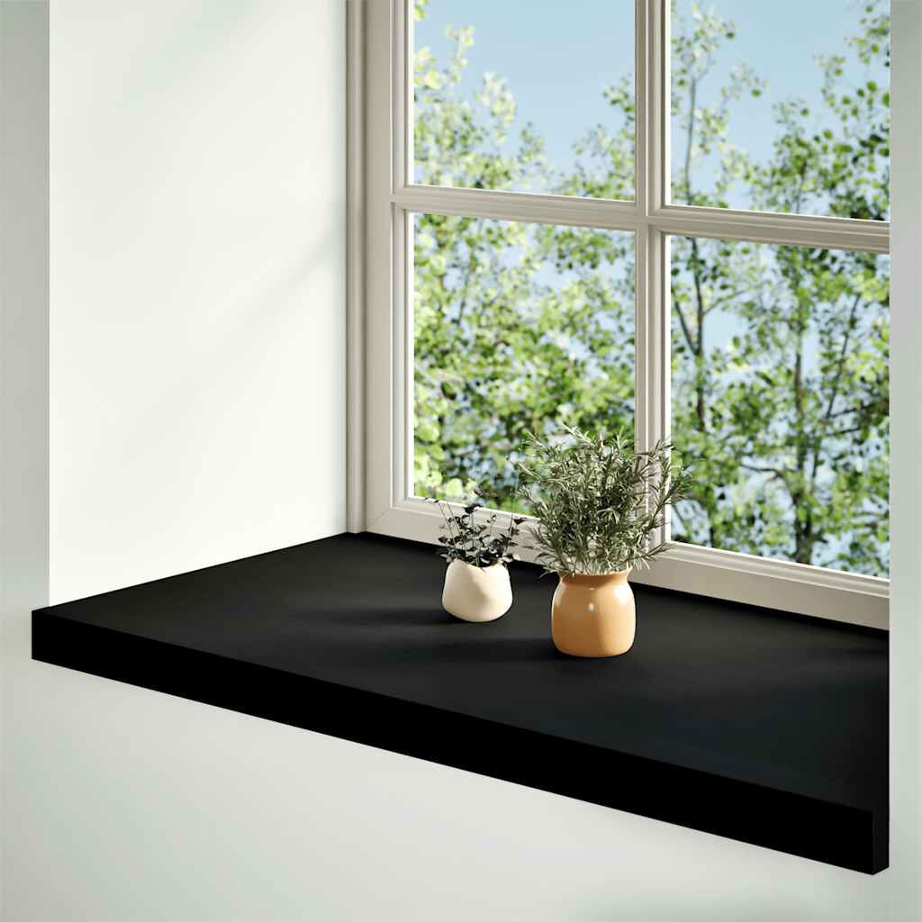 vidaXL Περβάζια παραθύρων 2 τεμ. Σκ. Καφέ 90x40x2 εκ. Μασίφ Ξύλο Δρυός
