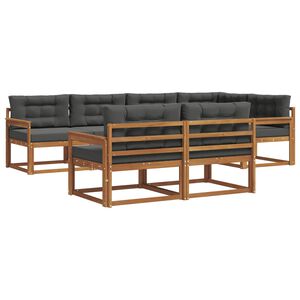 vidaXL &Sigma;&epsilon;&iota;&rho;ά &Kappa;&alpha;&nu;&alpha;&pi;έ &Epsilon;&xi;&omega;&tau;&epsilon;&rho;&iota;&kappa;&omicron;ύ &mu;&epsilon; &mu;&alpha;&xi;&iota;&lambda;ά&rho;&iota; 7 pcs &Phi;&upsilon;&sigma;&iota;&kappa;ό &kappa;&alpha;&iota; &Alpha;&nu;&theta;&rho;&alpha;&kappa;ί