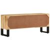 vidaXL Έπιπλο Τηλεόρασης 110 x 30 x 45 εκ. από Ακατέργαστο Ξύλο Μάνγκο