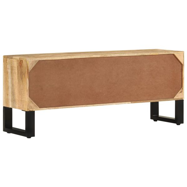 vidaXL Έπιπλο Τηλεόρασης 110 x 30 x 45 εκ. από Ακατέργαστο Ξύλο Μάνγκο
