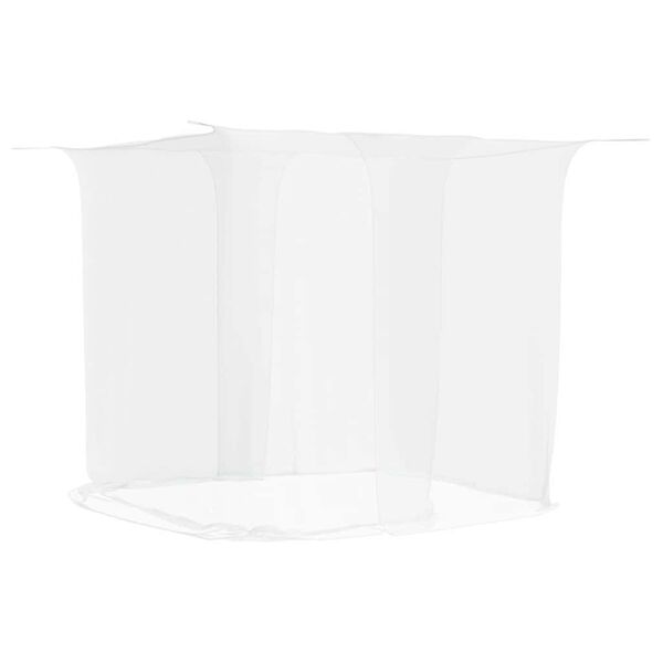 vidaXL Κουνουπιέρα Κρεμαστή 156 Λευκή 220x200x210 εκ. από Δίχτυ