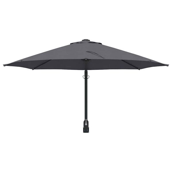 vidaXL Ομπρέλα Κήπου Ανθρακί και Μαύρο 248 x 248 x 148 εκ