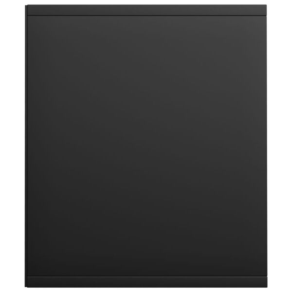 vidaXL Βιβλιοθήκη/Έπιπλο Τηλεόρασης Μαύρο 36x30x143 εκ. Επεξ. Ξύλο