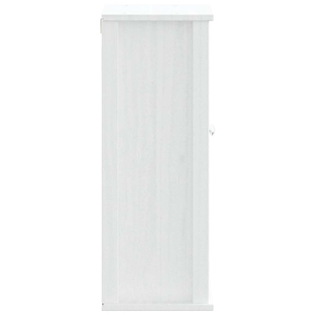 vidaXL Ντουλάπι Μπάνιου Επιτοίχιο BERG Λευκό 40x27x71,5 εκ Μασίφ Πεύκο
