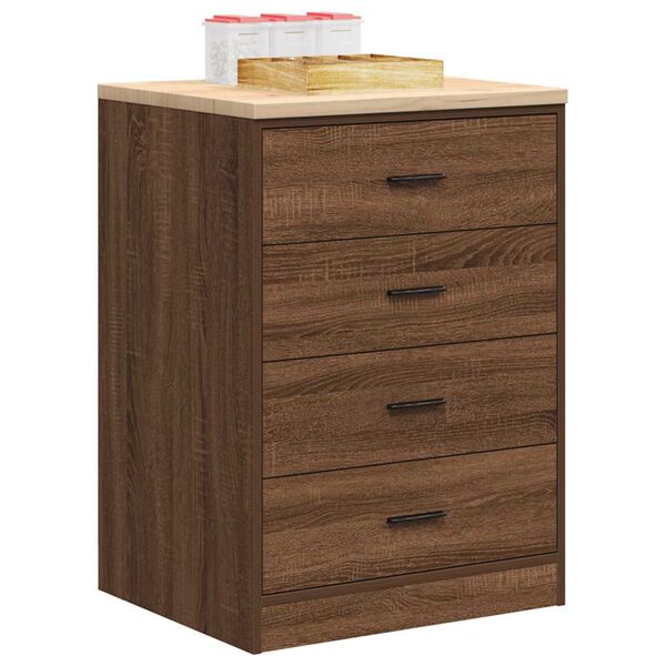 vidaXL ντουλάπι αποθήκευσης γκαράζ 60x51x85 εκ μασίφ ξύλο πεύκο