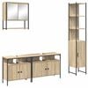 vidaXL &Sigma;&epsilon;&tau; &Epsilon;&pi;ί&pi;&lambda;&omega;&nu; &Mu;&pi;ά&nu;&iota;&omicron;&upsilon; 4 &tau;&mu;&chi;. &Delta;&rho;ύ&sigmaf; Sonoma 33 x 33 x 185,5 &epsilon;&kappa;